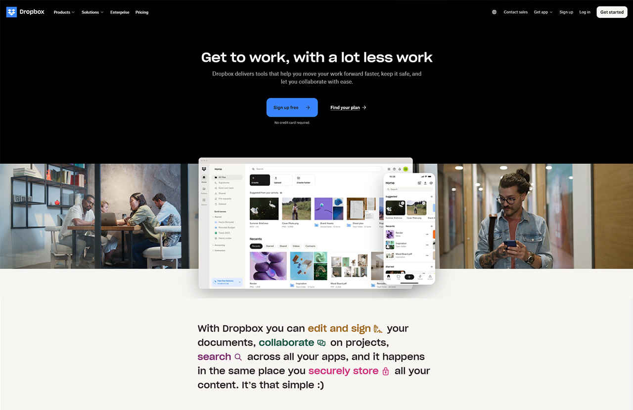 Dropbox: Focused Simplicity and User-Friendly Design